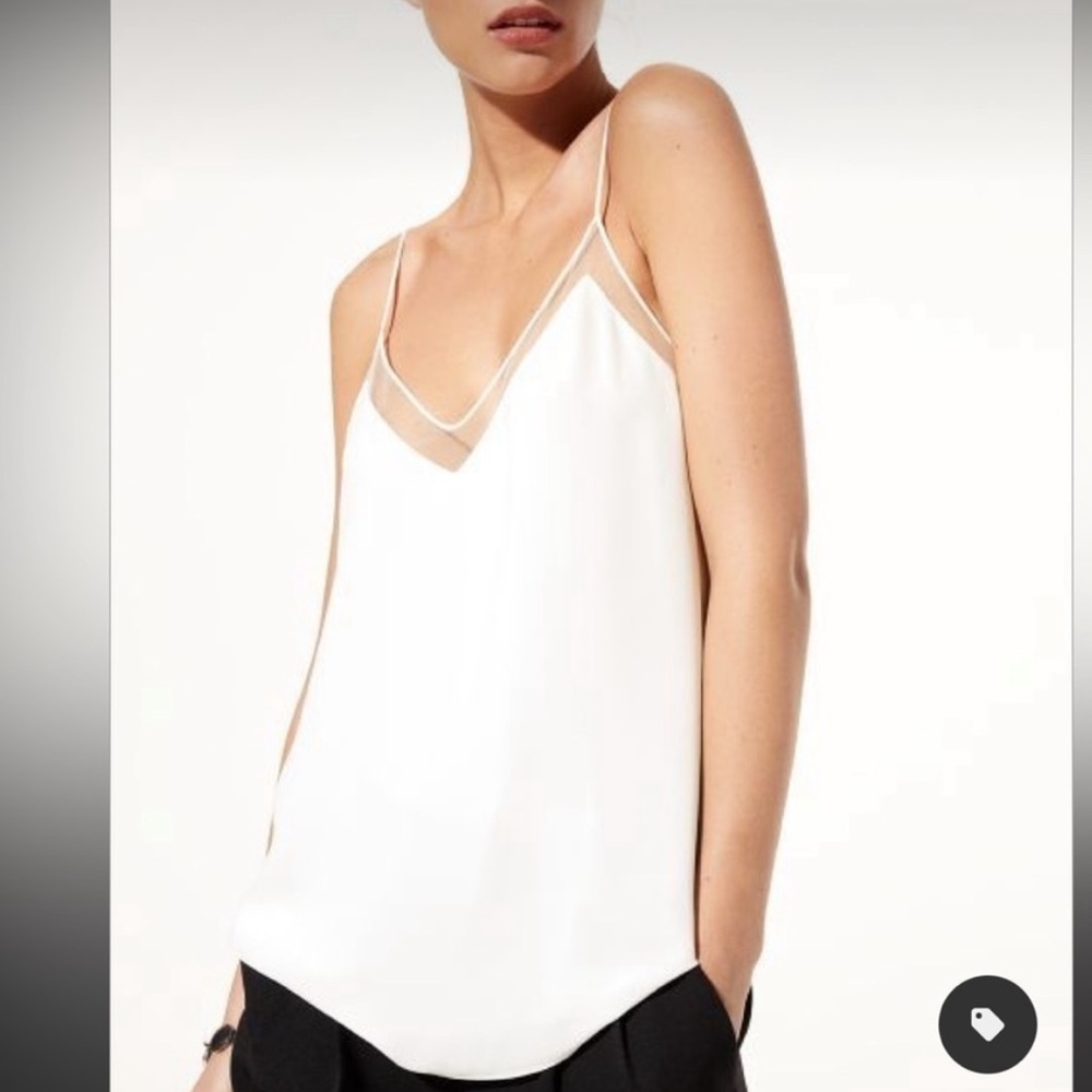 ARITZIA / BABATON |  Galen Camisole in white, size XS - Picture 7 of 14